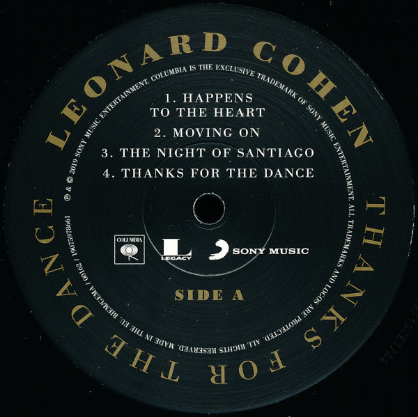 Leonard Cohen -Thanks For The Dance