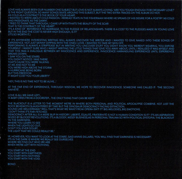 U2 -Songs Of Experience