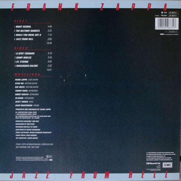 Frank Zappa -Jazz From Hell
