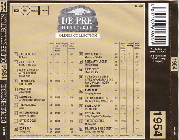 Various -De Pre Historie 200 Original Hits 1950-1959
