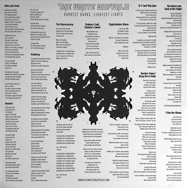 The White Buffalo -Darkest Darks, Lightest Lights