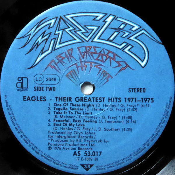 Eagles -Their Greatest Hits 1971-1975
