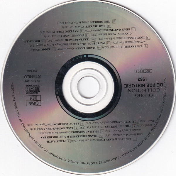 Various -De Pre Historie 200 Original Hits 1950-1959