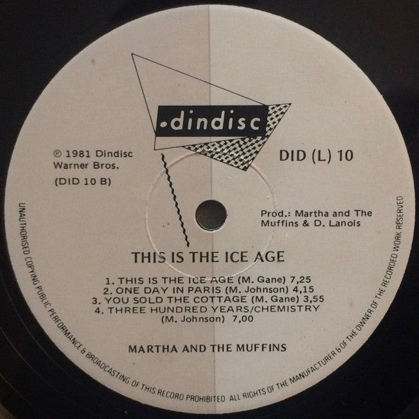 Martha And The Muffins -This Is The Ice Age