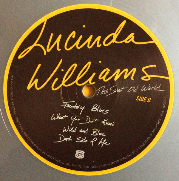 Lucinda Williams -This Sweet Old World