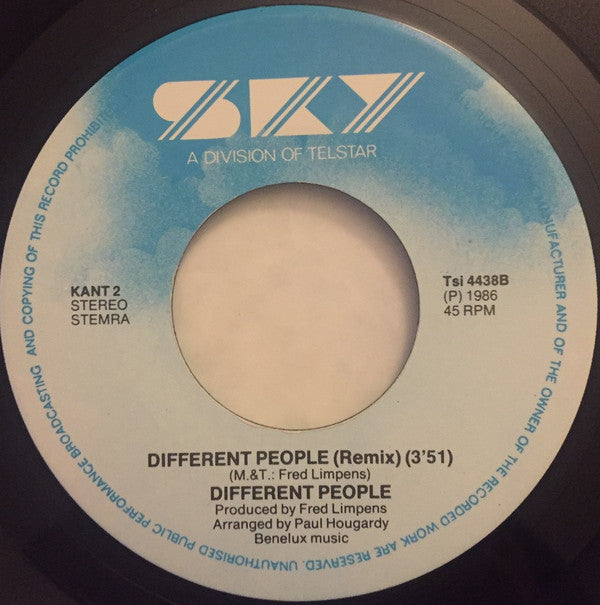 Different People -We Are Different People