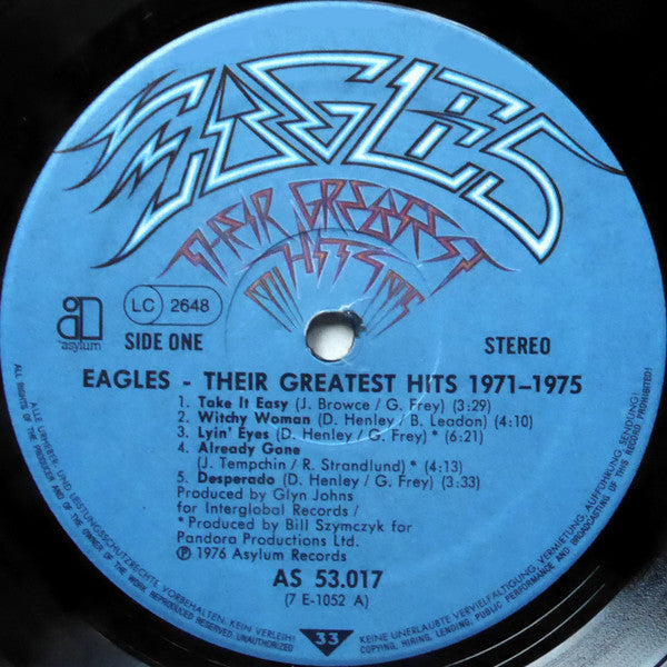 Eagles -Their Greatest Hits 1971-1975