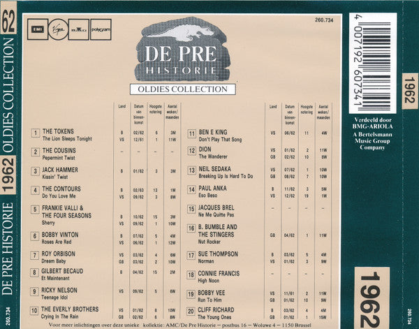 Various -De Pre Historie 200 Original Hits 1960-1969