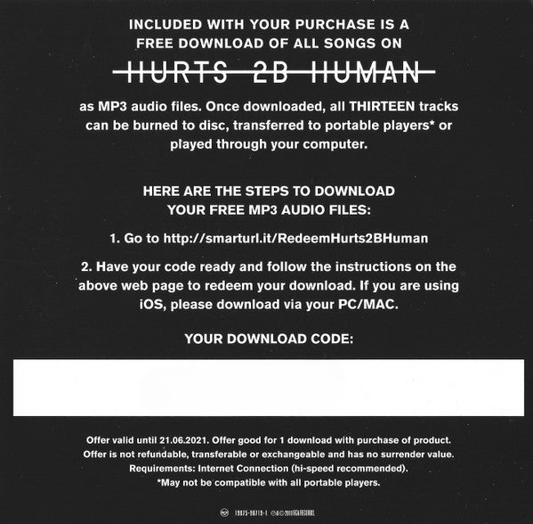 P!NK -Hurts 2B Human