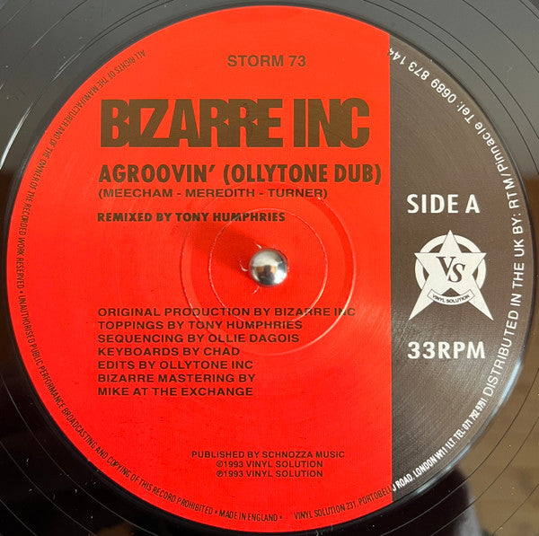 Bizarre Inc - Agroovin'