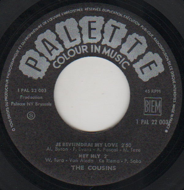 The Cousins -Je Reviendrai My Love