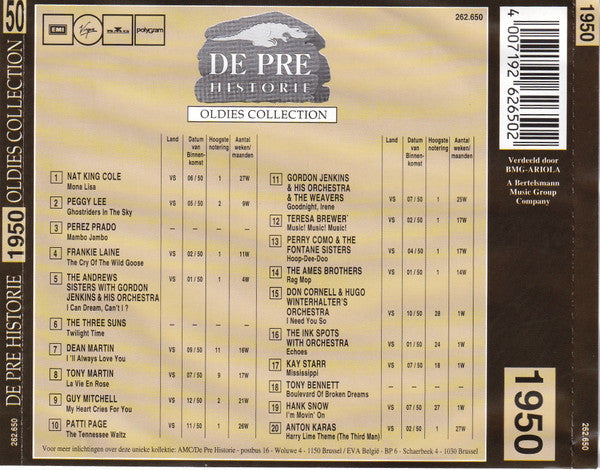 Various -De Pre Historie 200 Original Hits 1950-1959