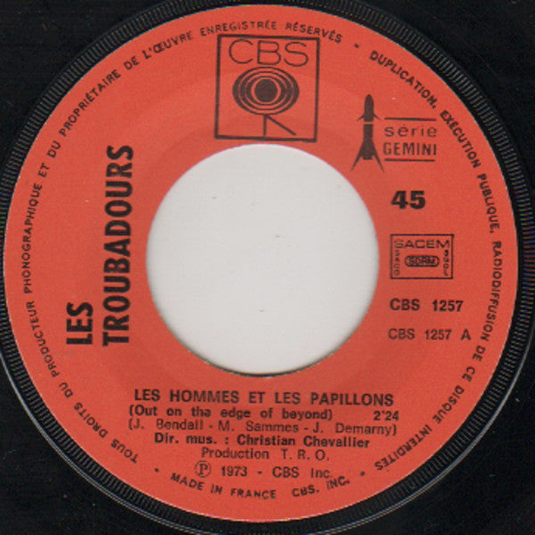 Les Troubadours -Les Hommes Et Les Papillons