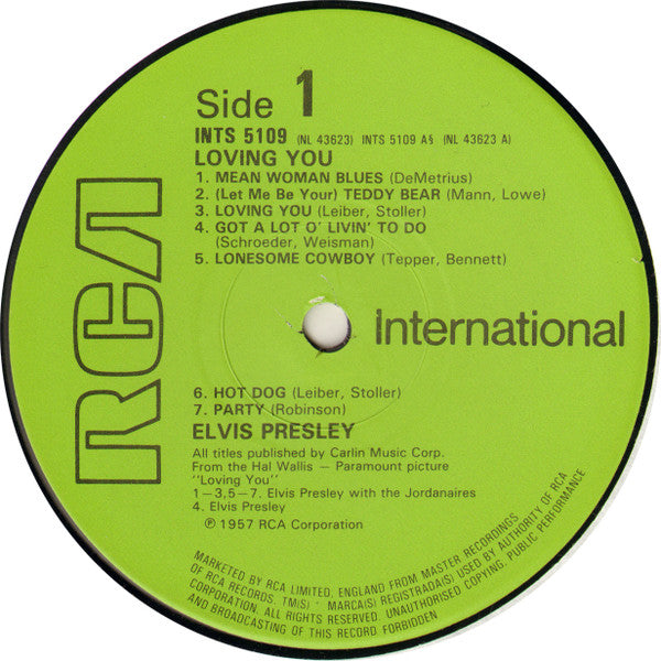 Elvis Presley -Loving You