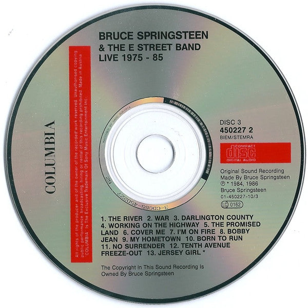 Bruce Springsteen & The E Street Band* -Live/1975-85