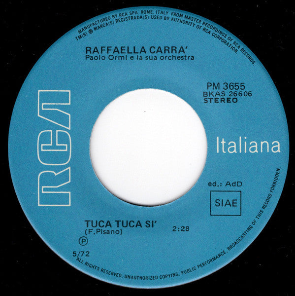 Raffaella Carrà -Tuca Tuca Sì