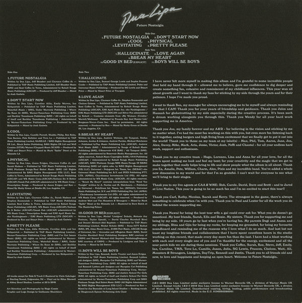 Dua Lipa - Future Nostalgia