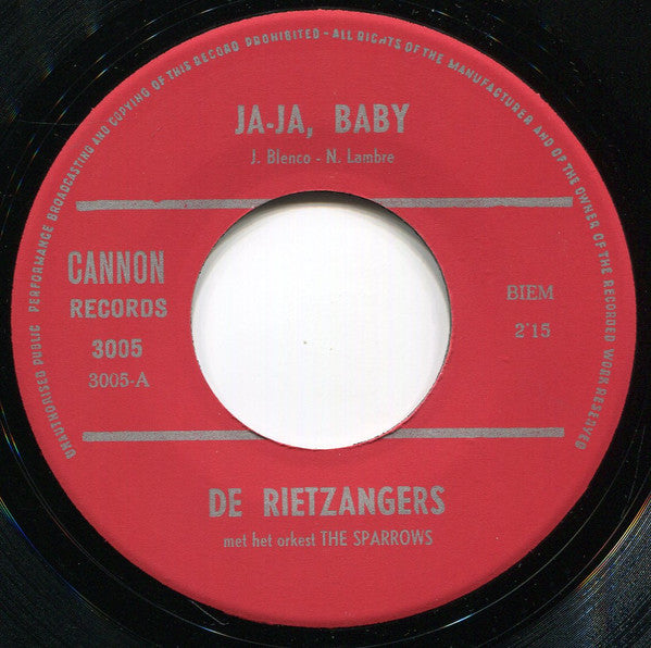 De Rietzangers -Ja-Ja, Baby