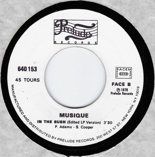 Musique -In The Bush (Remix Version)
