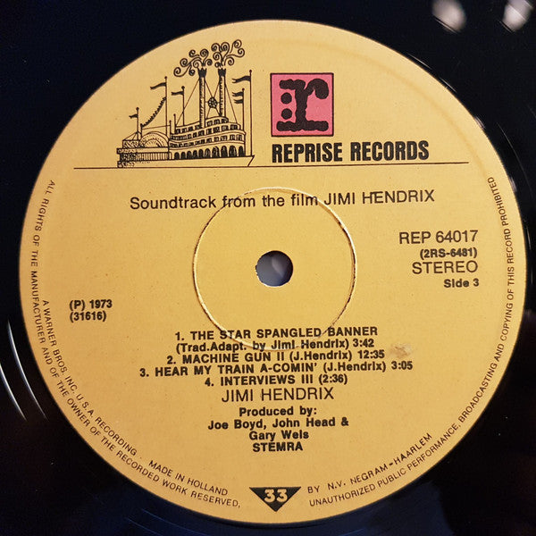 Jimi Hendrix - Sound Track Recordings From The Film "Jimi Hendrix"