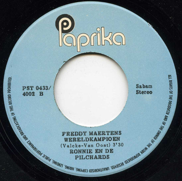 Ronnie En de Pilchards - Freddy Maertens Wereldkampioen
