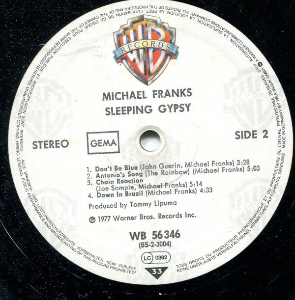 Michael Franks -Sleeping Gypsy