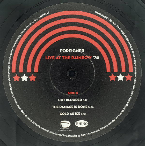 Foreigner -Live At The Rainbow '78