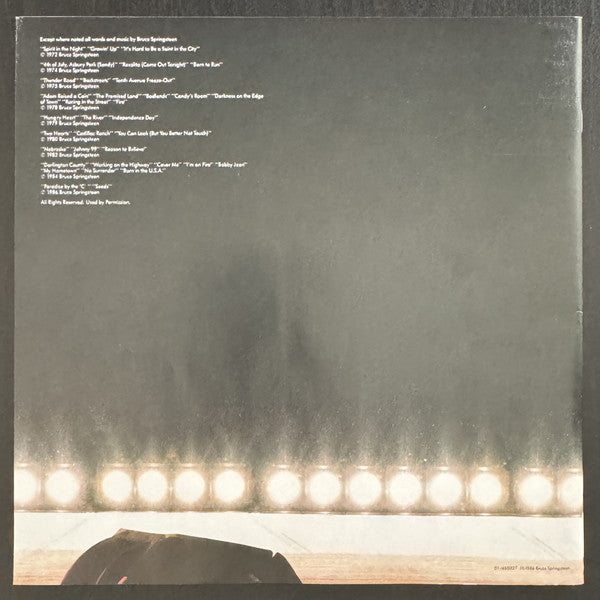 Bruce Springsteen & The E Street Band* -Live/1975-85