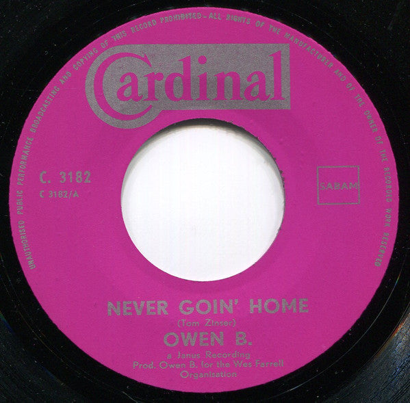 Owen B. (2) -Never Goin' Home