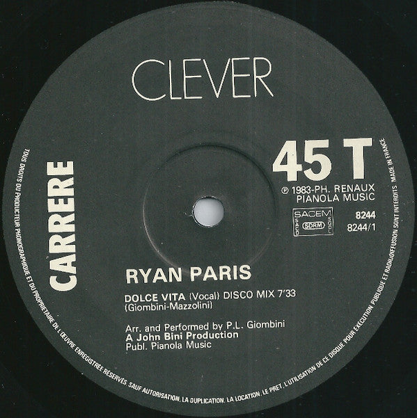 Ryan Paris - Dolce Vita