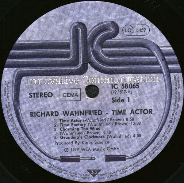 Richard Wahnfried -Time Actor