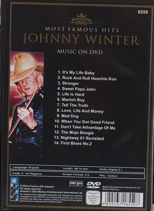 Johnny Winter -Most Famous Hits