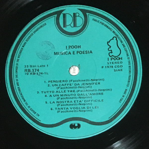 I Pooh* -Musica E Poesia