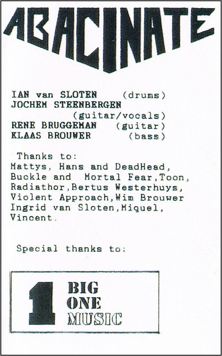 Abacinate (2) - Out Of The System