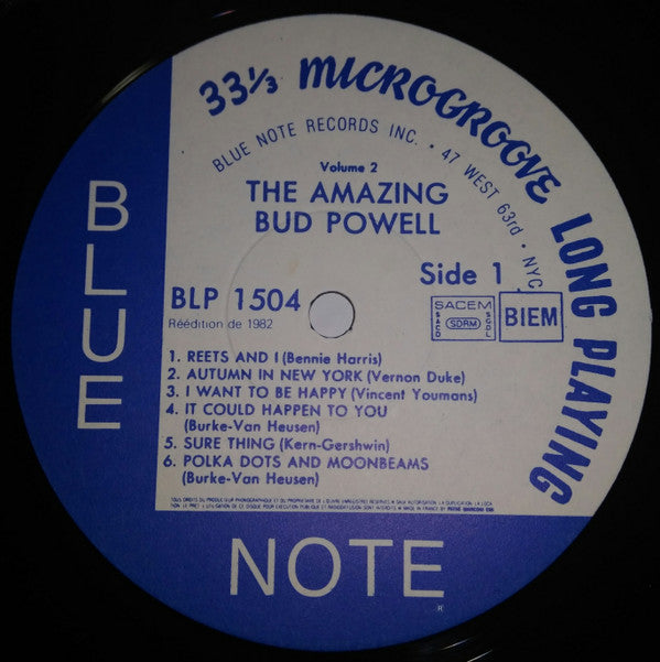 Bud Powell - The Amazing Bud Powell, Volume 2