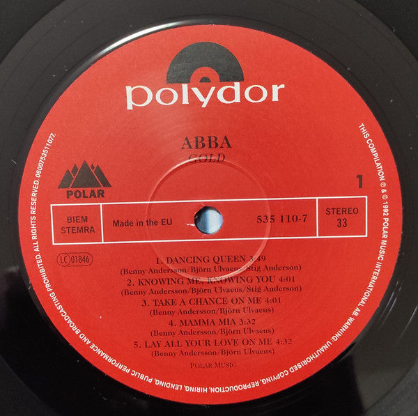 ABBA -Gold (Greatest Hits)
