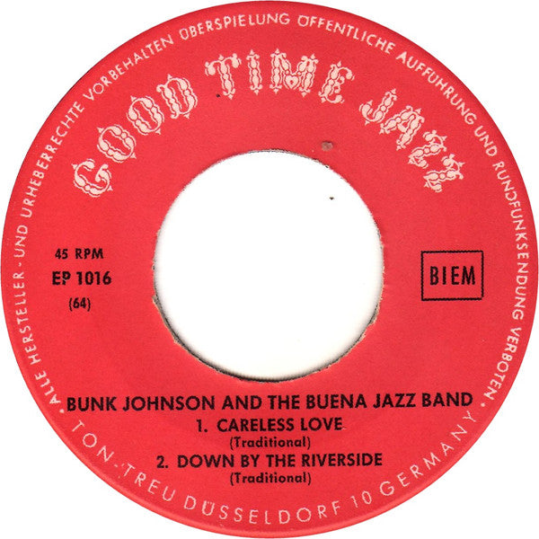 Bunk Johnson & The Yerba Buena Jazz Band -Volume 1