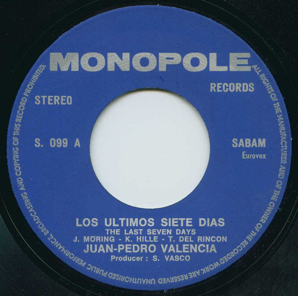 Juan Pedro Valencia -Los Ultimos Siete Dias