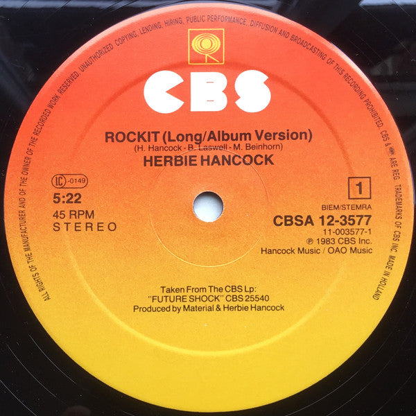 Herbie Hancock -Rockit (Extended Dance Version)