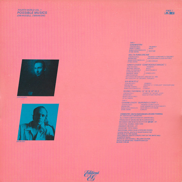 Jon Hassell / Brian Eno -Fourth World Vol. 1 - Possible Musics