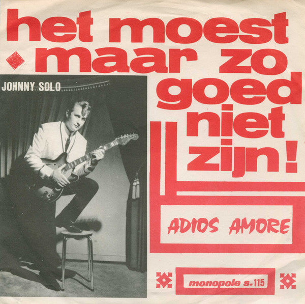 Johnny Solo (2) -Het Moest Maar Zo Goed Niet Zijn!