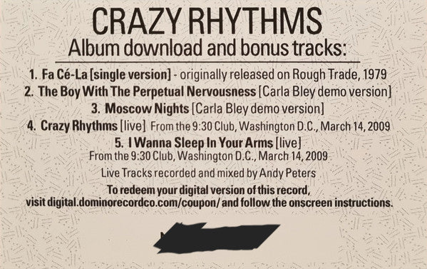 The Feelies -Crazy Rhythms