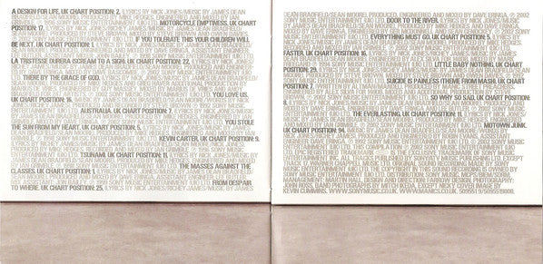 Manic Street Preachers -Forever Delayed - The Greatest Hits