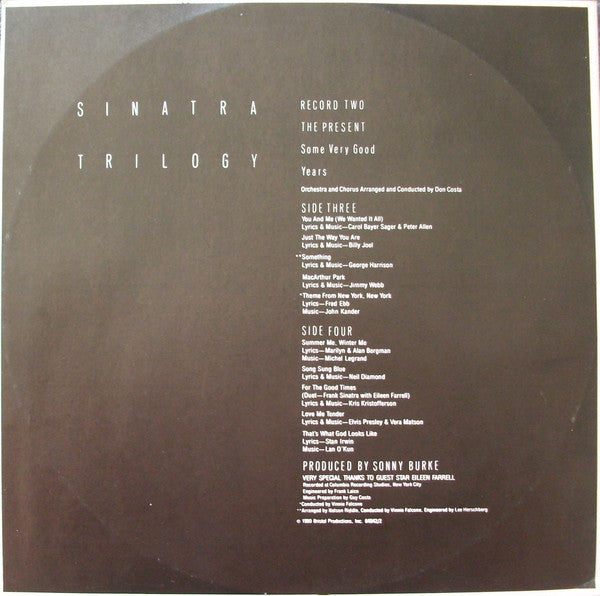 Frank Sinatra -Trilogy: Past, Present & Future