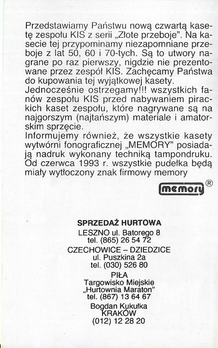 Kis (4) - Złote Przeboje 4