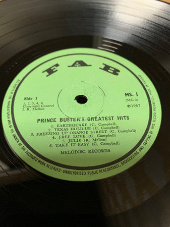 Prince Buster -Fabulous Greatest Hits