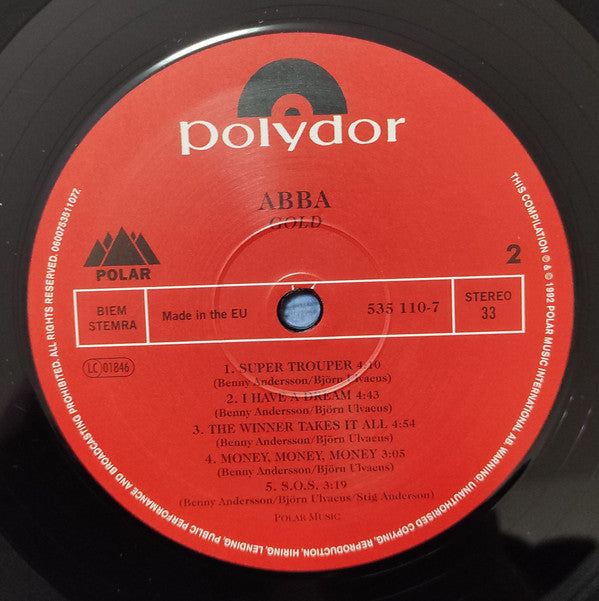 ABBA -Gold (Greatest Hits)