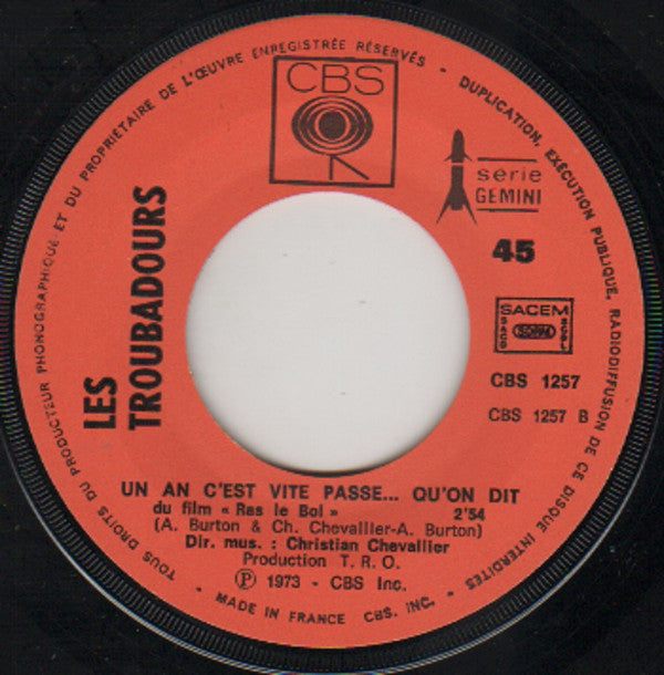 Les Troubadours -Les Hommes Et Les Papillons
