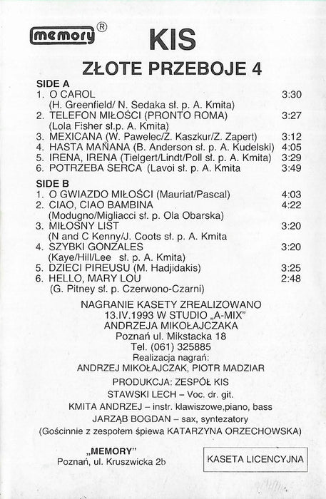 Kis (4) - Złote Przeboje 4