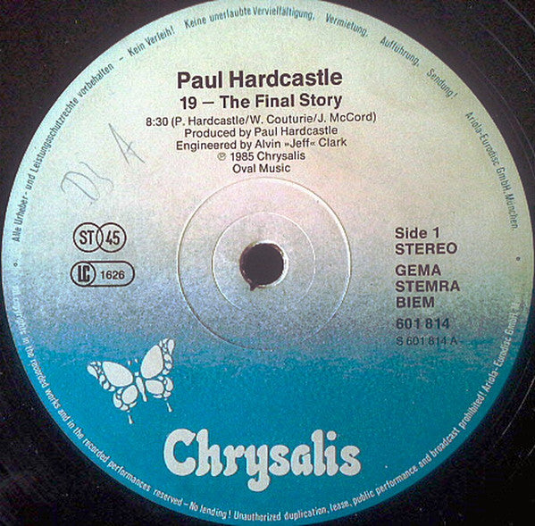 Paul Hardcastle -19 (The Final Story)